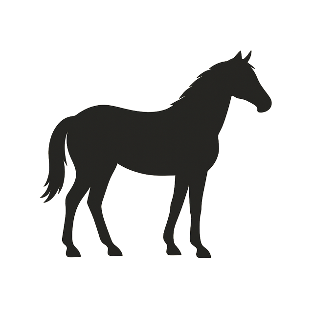 Caballo silueta